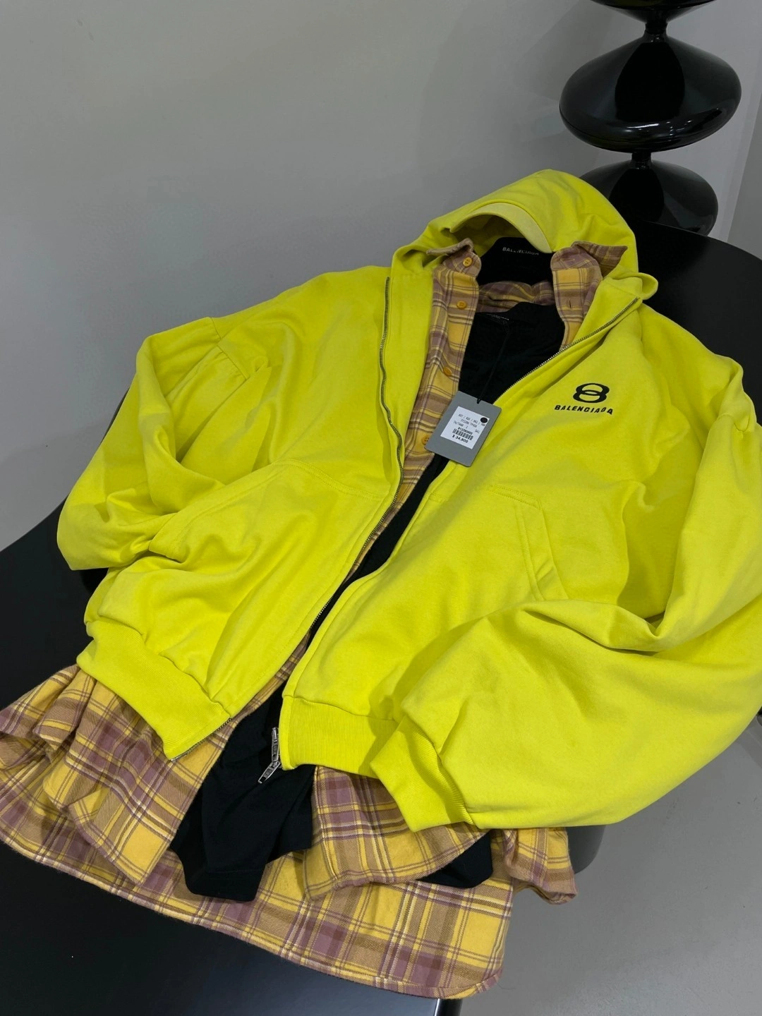 wg.luxury- 218593i16 UNITY SPORTS ICON LAYERED HOODIE oversized item:D-F245K0311